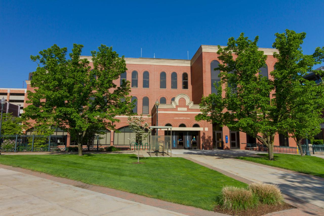 Anna Whitten Hall East side exterior