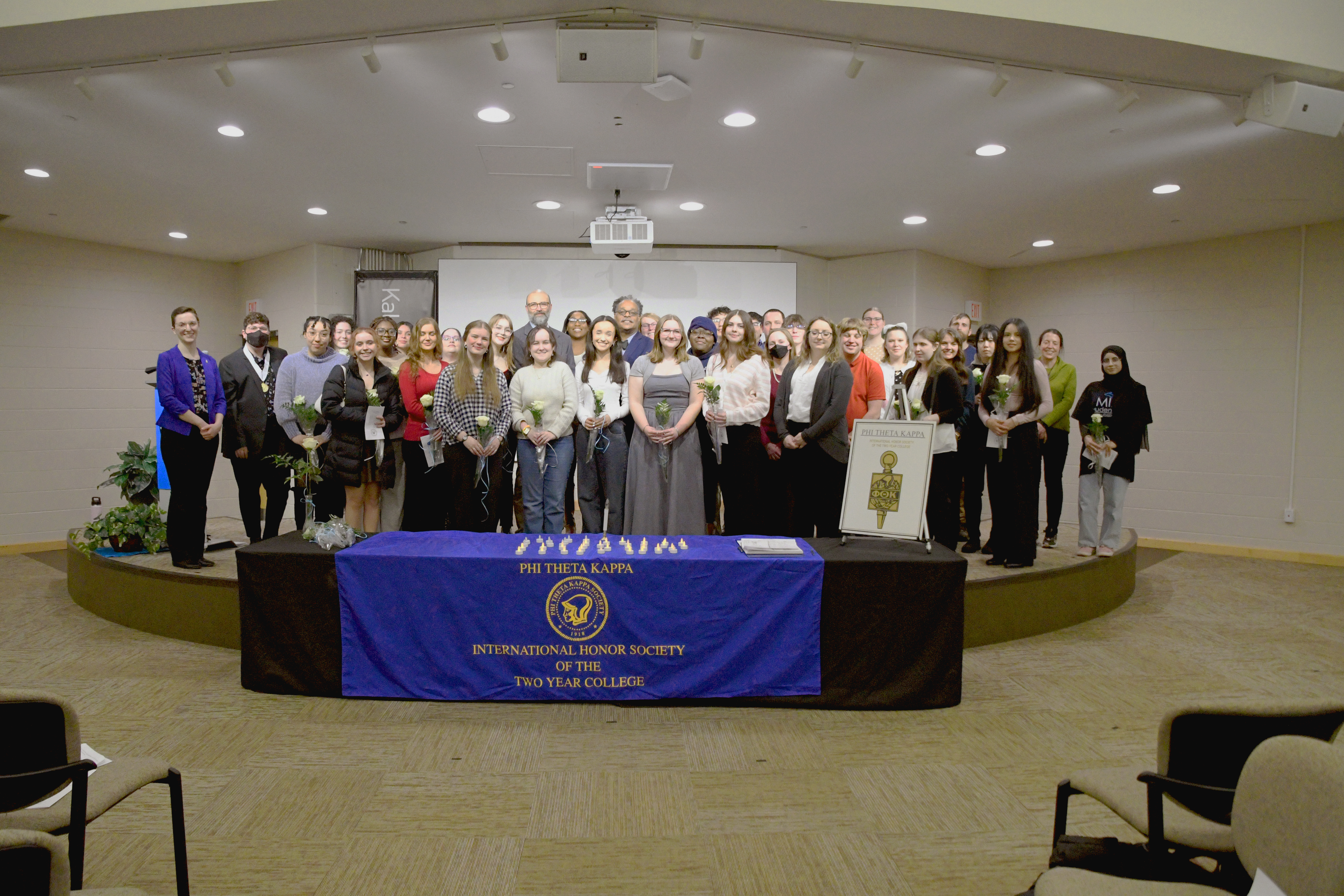 PTK Winter 2026 Induction Ceremony Group Picture