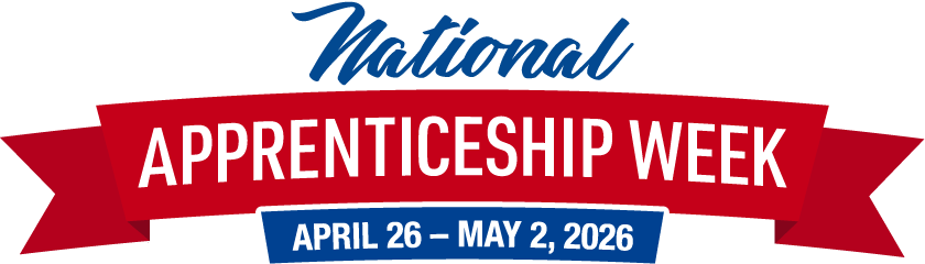 Logo for National Apprenticeship Week, April 26 to May 2, 2026